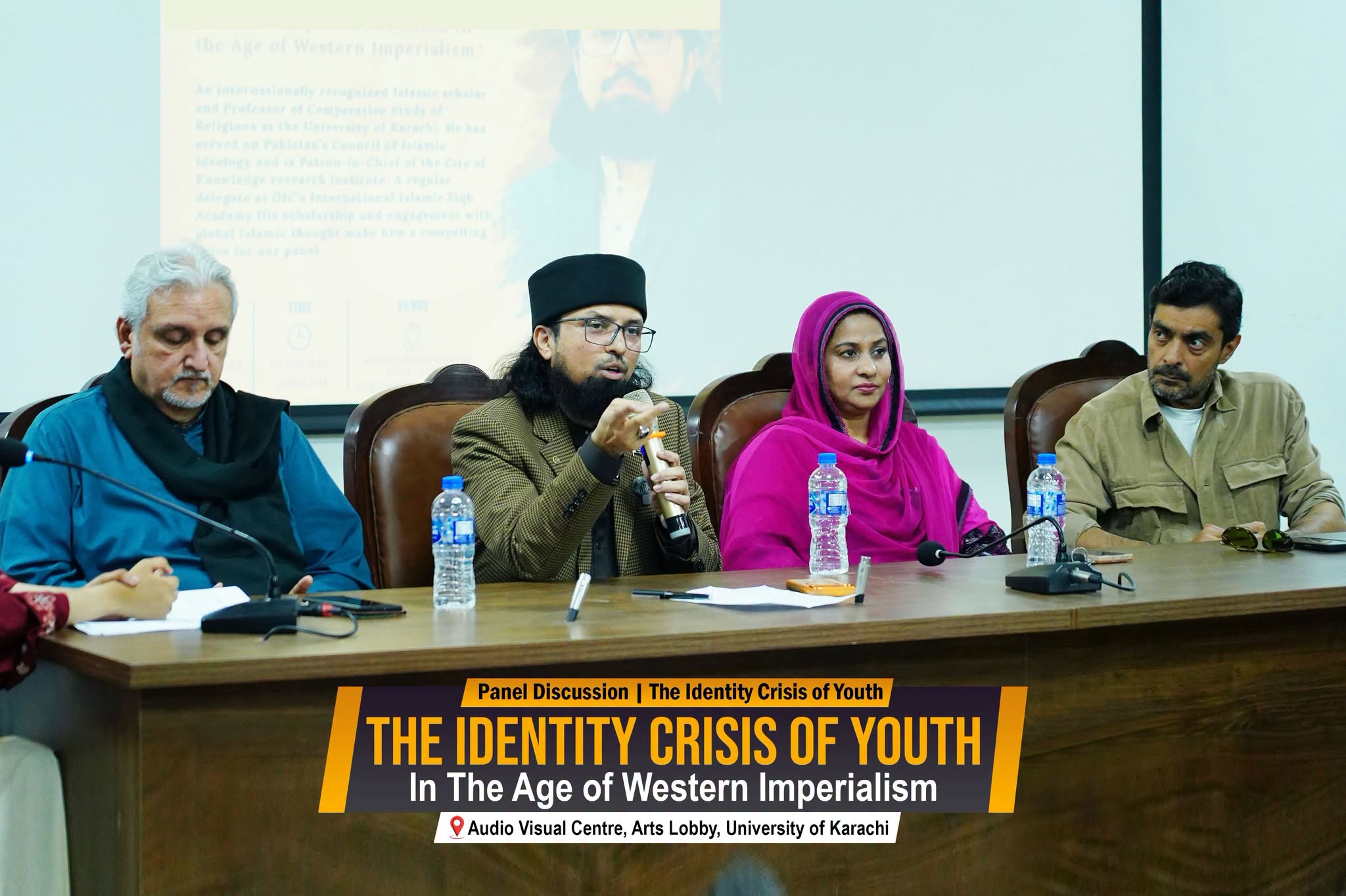 Panel discussion: The Identity Crisis of Youth, University of Karachi